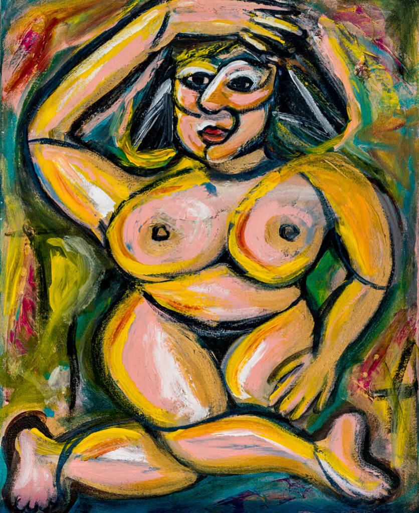 The Woman 16x24 inches Acrylic on Canvas