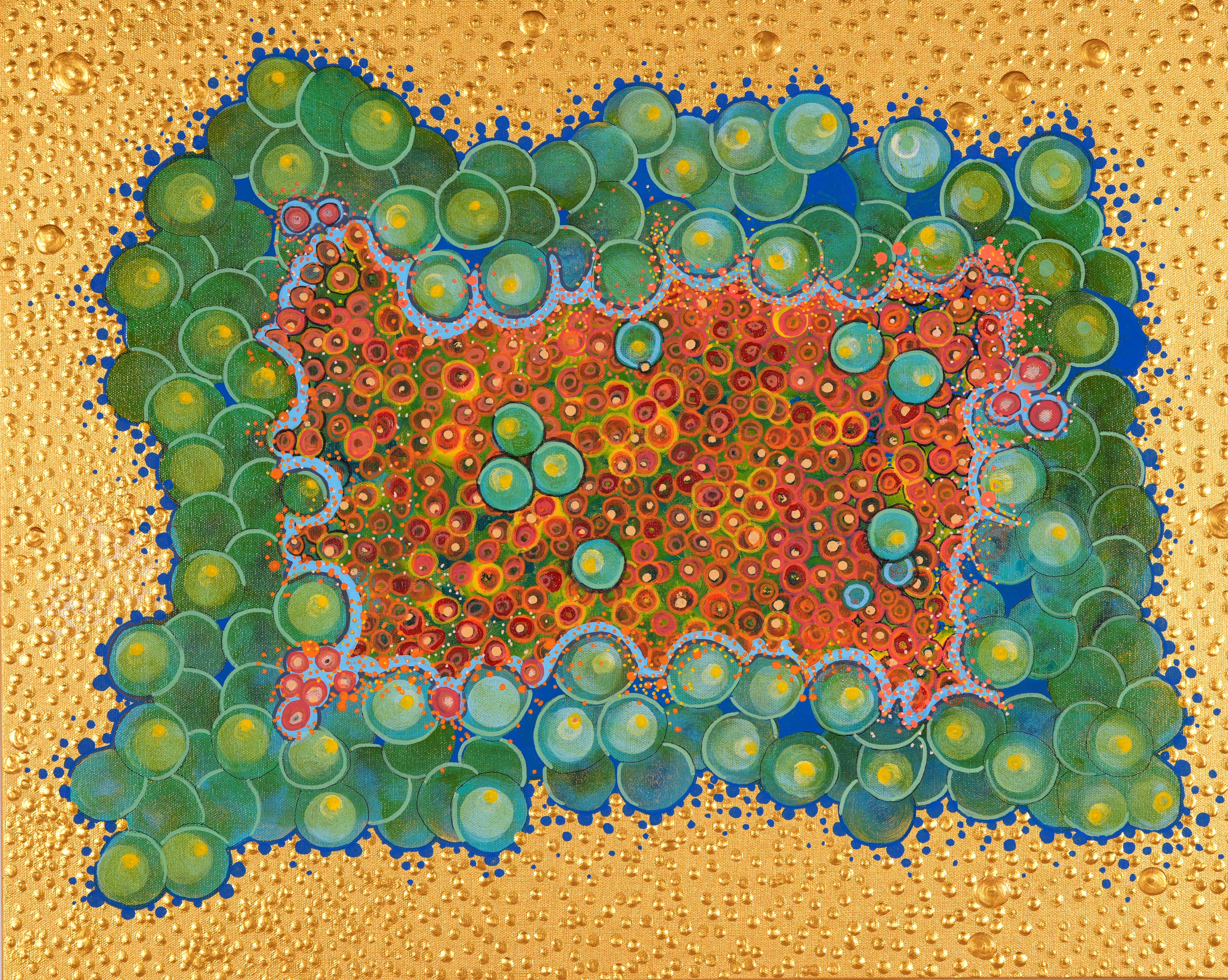 Organic Form 24×30-acylic on canvas-min