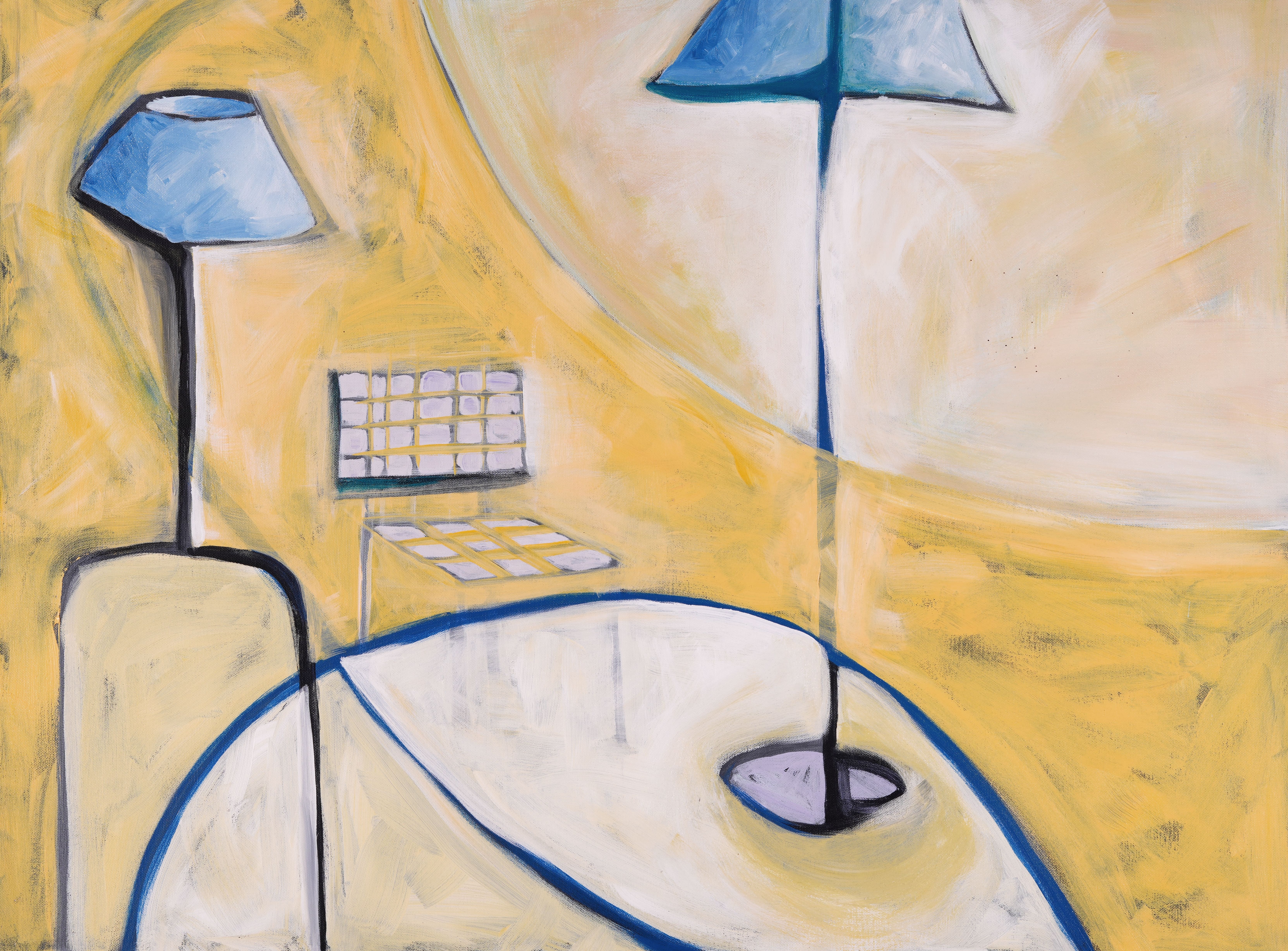 Yellow Room 30×40-acrylic on canvs-min